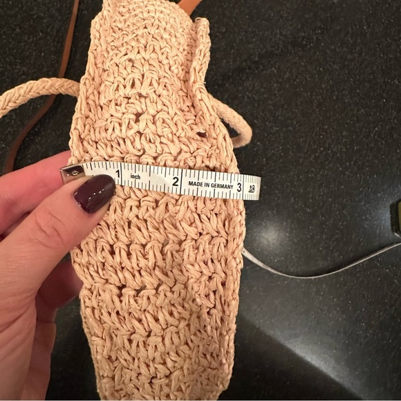 H&M Tan Raffia Woven Round Bag - Picture 6 of 7